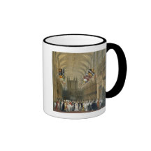 Interior of St George's Chapel, 1838 (colour litho Mugs
