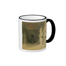Interior of the Temple of Abu Simbel, from "Egypt Coffee Mugs