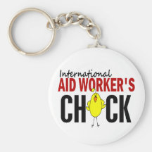 INTERNATIONAL AID WORKER’S CHICK KEY CHAINS