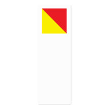 International Alphabet Flags O Business Card Templates