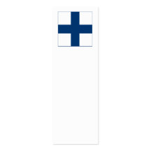 International Alphabet Flags X Business Card Template