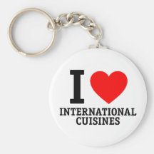 International Cuisine Key Chain
