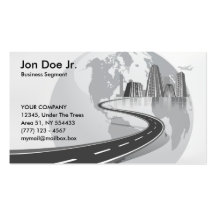 International transport business card