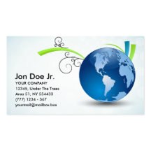International transport business card