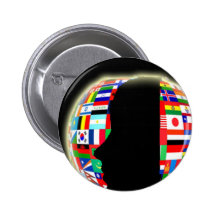 International World Flags Pins