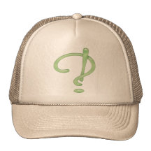 Interrobang! Green Glass Trucker Hats