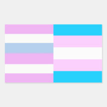 Intersex/trans pride flags sticker