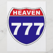 "Interstate" Heaven 777 Personalized Flyer
