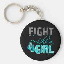 Interstitial Cystitis Gloves Fight Like a Girl Key Chains