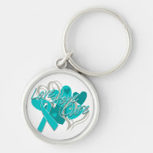 Interstitial Cystitis Love Hope Cure Key Chain