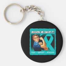 Interstitial Cystitis Mission We Can Do It Keychains