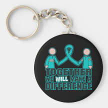 Interstitial Cystitis Together We Will Make A Diff Key Chain