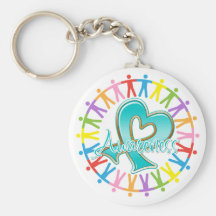 Interstitial Cystitis Unite in Awareness Keychains