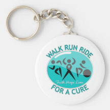 Interstitial Cystitis Walk Run Ride For A Cure Keychains