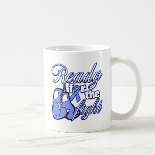 Intestinal Cancer Gloves Ready For The Fight.png Coffee Mugs