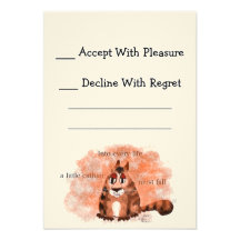 Into Every Life a Little Cathair Must Fall Personalized Invitation