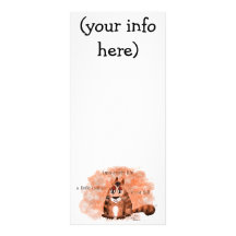 Into Every Life a Little Cathair Must Fall Custom Rack Cards