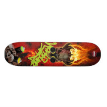 Into the depths of hell custom skateboard