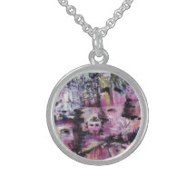 Into the looking glass sterling silver necklace