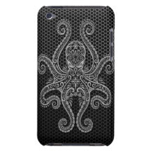 Intricate Steel Mesh Octopus Barely There iPod Case