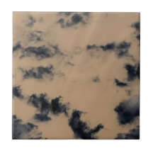 Inverted storm cloud pattern ceramic tiles