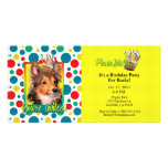 Invitation Cupcake - Sheltie Puppy - Cooper Picture Card