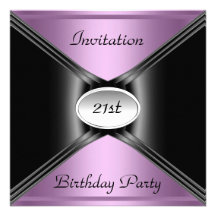 Invitation Envelope Any Birthday Purple colour