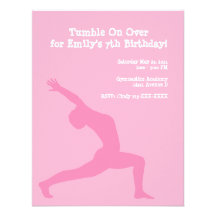 invitation - gymnastics, Tumble On Overfor Emil...