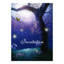 Invitation Magical Blue Scene