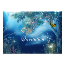 Invitation Magical Blue Scene