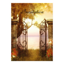 Invitation Magical Water Scene