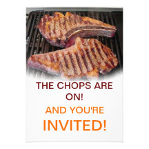 invitation party or grillout bbq