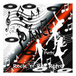 Invitation Rock 'n' Roll Retro Dance Party