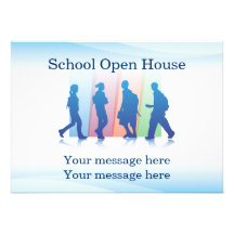 Invitation Template Students Walking