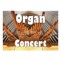 Invitation to an organ concert - Ulm pipes