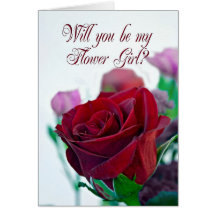 Invitation to be a Flower Girl Cards