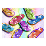 Invitations - Flip Flops Pop Art