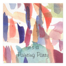 Invite - Painting Party Watercolor