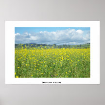 Inviting fields print