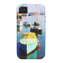 inviting pier painting Case-Mate iPhone 4 cover