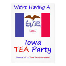 IOWA T.E.A. PARTY INVITATIONS