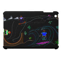 iPad-mini w/ Surfin' Graphic Cover For The iPad Mini