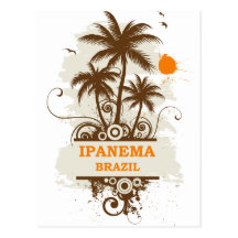 Ipanema Brazil Post Card