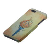 IPhone 4 case "orange blossom" Style