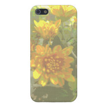 iPhone 5 Case Yellow Flowers