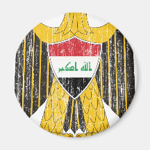 Iraq Coat Of Arms Magnet