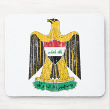 Iraq Coat Of Arms Mousepad