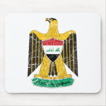 Iraq Coat Of Arms Mousepad
