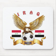 Iraq Football Designs Mousepads