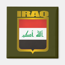 "Iraq Gold" Refrigerator Magnet
